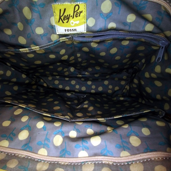 Fossil Keyper Coated Canvas Tote/Purse - Picture 4 of 7